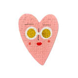 "Heartbeat Gang  Mini Puzzle" - Puzzles in pink by Jollity and Co
