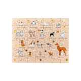 "Bow Wow "Breeds" Mini Puzzle" - Puzzles in beige by Jollity and Co