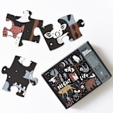 "Wee Gallery Night Life Floor Puzzle" - Puzzles in multicolor by Wee Gallery