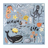 "Wee Gallery Ocean Life Floor Puzzle" - Puzzles in multicolor by Wee Gallery
