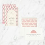 "party streamers" - Quinceanera Invitations in Peony by Baumbirdy - Assembled