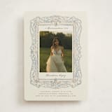 "Regency frame" - Quinceanera Invitations in Denim by Creo Study - Front