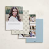 "Regency frame" - Quinceanera Invitations in Denim by Creo Study - Back of Card Options