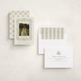 "Regency frame" - Quinceanera Invitations in Denim by Creo Study - Assembled