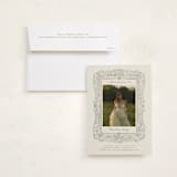 "Regency frame" - Quinceanera Invitations in Denim by Creo Study - Invitation with Envelope