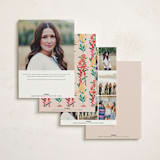 "Blooming Tiara" - Quinceanera Invitations in Peony by Elly - Back of Card Options