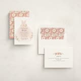 "Aura Botánica" - Quinceanera Invitations in Blush by Itsy Belle Studio - Assembled