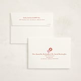 "Stamped Floral" - Quinceanera Invitations in Strawberry by Kelly Watkins - FREE Recipient Addressing