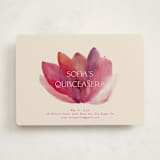 "Lotus" - Quinceanera Invitations in Petal by Gwen Bedat - Front