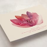 "Lotus" - Quinceanera Invitations in Petal by Gwen Bedat - Detail