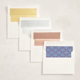 "Wavy Floral Frame" - Quinceanera Invitations in Orchid by Kelly Watkins - Envelope Liner Options