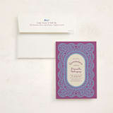 "Wavy Floral Frame" - Quinceanera Invitations in Orchid by Kelly Watkins - Invitation with Envelope
