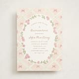 "Quinceanera garden" - Quinceanera Invitations in Blush by Creo Study - Front