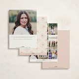"Quinceanera garden" - Quinceanera Invitations in Blush by Creo Study - Back of Card Options