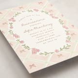 "Quinceanera garden" - Quinceanera Invitations in Blush by Creo Study - Detail
