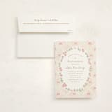 "Quinceanera garden" - Quinceanera Invitations in Blush by Creo Study - Invitation with Envelope
