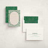 "Papel Picado" - Quinceanera Invitations in Viridian by The Savage Label - Assembled