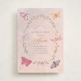 "Dreamy Butterflies" - Quinceanera Invitations in Petal by Teju Reval - Front