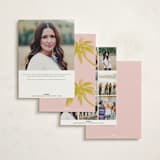 "Palm" - Quinceanera Invitations in Sunshine by Gwen Bedat - Back of Card Options