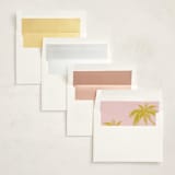 "Palm" - Quinceanera Invitations in Sunshine by Gwen Bedat - Envelope Liner Options