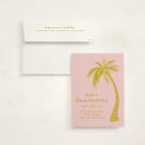 "Palm" - Quinceanera Invitations in Sunshine by Gwen Bedat - Invitation with Envelope