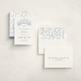 "Crowned" - Quinceanera Invitations in Sky by Lissabeth Anglin - Assembled