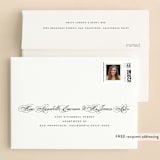 "Dancing Script" - Quinceañera Thank You Cards in Mulberry by Jill Means - FREE Recipient Addressing