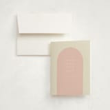 "party streamers" - Quinceañera Thank You Cards in Peony by Baumbirdy - Card with Envelope