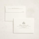"Regency frame" - Quinceañera Thank You Cards in Denim by Creo Study - FREE Recipient Addressing
