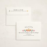 "Blooming Tiara" - Quinceañera Thank You Cards in Peony by Elly - FREE Recipient Addressing