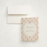 "Quinceanera garden" - Quinceañera Thank You Cards in Blush by Creo Study - Card with Envelope