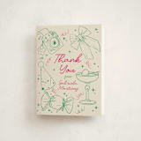 "Hand-Drawn Birthday Fun" - Quinceañera Thank You Cards in Grass by Celine Nguyen - Front