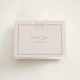 "Ric rac Nostalgia" - Quinceañera Thank You Cards in Lavender by Tamara Hilje - Front