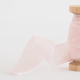 "Blush Velvet" - Ribbon in blush by Minted - Close-Up