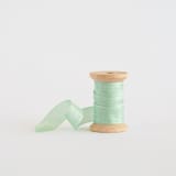 "Mint Shimmer" - Ribbon in mint by Minted - Ribbon