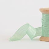 "Mint Shimmer" - Ribbon in mint by Minted - Close-Up