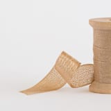 "Tan Shimmer" - Ribbon in tan by Minted - Close-Up