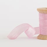 "Classic Pink Shimmer" - Ribbon in pink by Minted - Close-Up