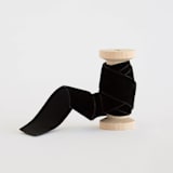 "Black Velvet" - Ribbon in black by Minted - Ribbon