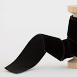 "Black Velvet" - Ribbon in black by Minted - Close-Up