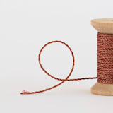 "Copper Metallic Cord" - Ribbon in copper by Minted - Close-Up