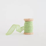 "Mint Loose Weave Cotton" - Ribbon in mint by Minted - Ribbon