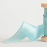 "1" Blue Silk" - Ribbon in Baby Blue by Minted - Close-Up