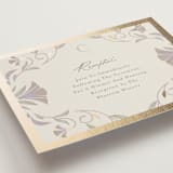 "Deco Nouveau" - Reception Cards in Vanilla by lori jacobs wemple - Detail
