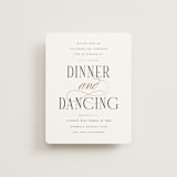 "Unite" - Reception Cards in Opal by Leah Bisch - Front