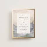 "Mountain" - Reception Cards in Latte by Lori Wemple - Front