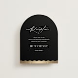 "Inventive" - Reception Cards in Pepper by Olivia Raufman - Front