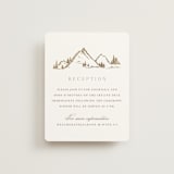 "Colorado" - Reception Cards in Earth by Mansi Verma - Front