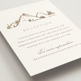 "Colorado" - Reception Cards in Earth by Mansi Verma - Detail