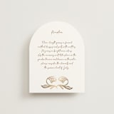 "Bella Bellissima" - Reception Cards in Blush by Ani Somi - Front
